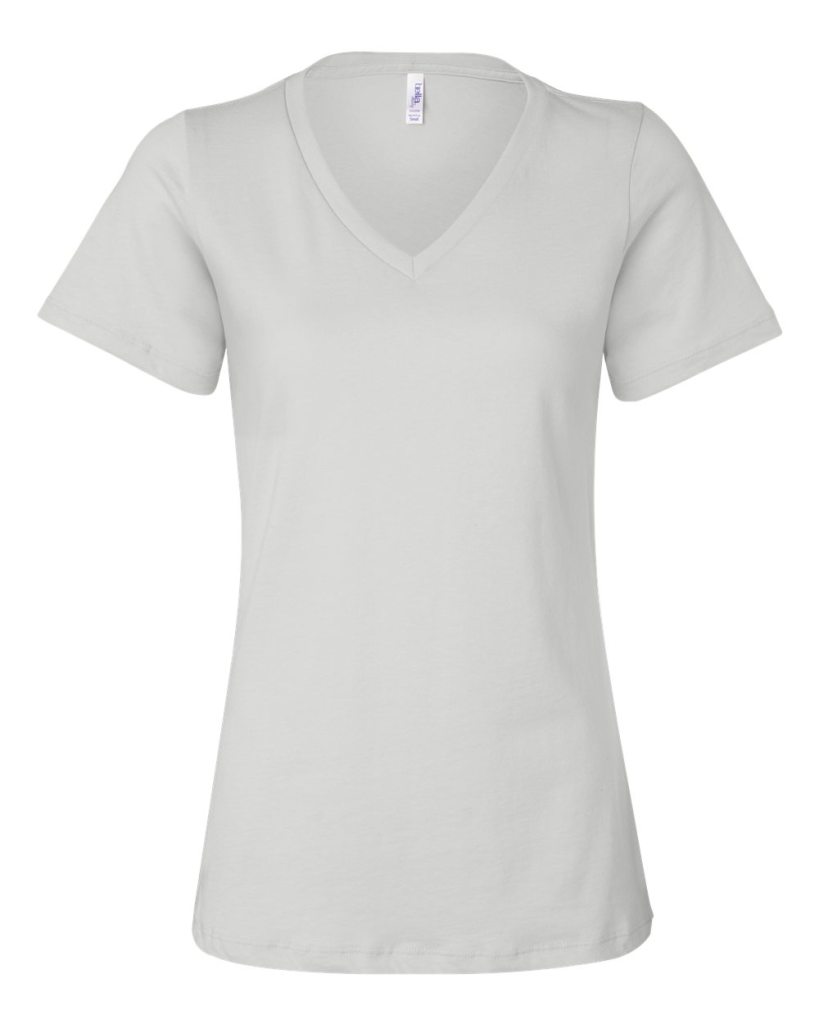 Bella + Canvas Silver Springs Relaxed Jersey V-Neck T-Shirt Women's (4 Colors)
