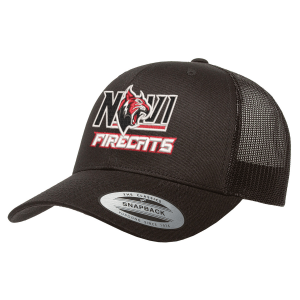 Novi Firecats 5-Panel Retro Trucker Cap